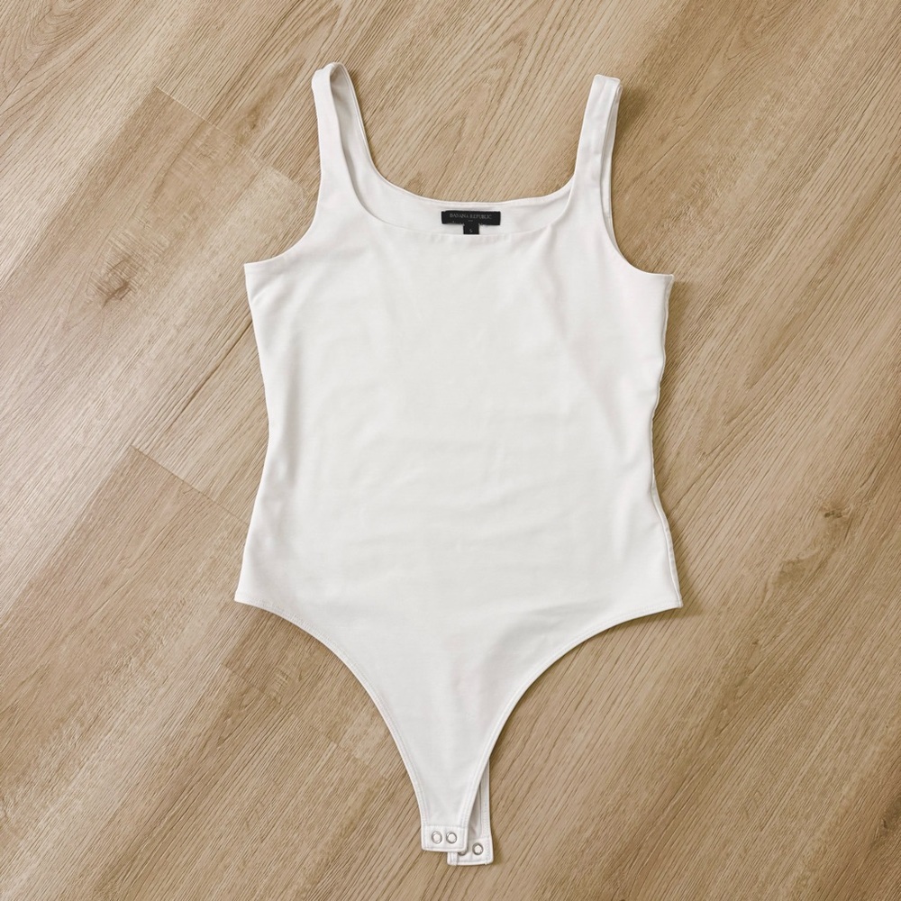 Banana Republic Factory White Bodysuit